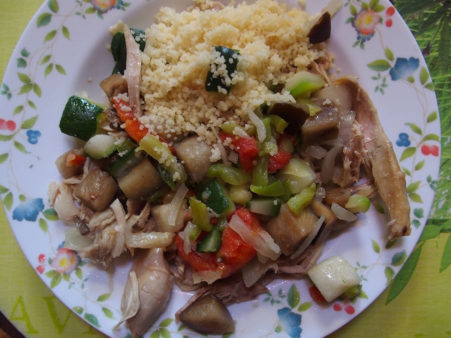 csirke couscous mirelit zoldsegek